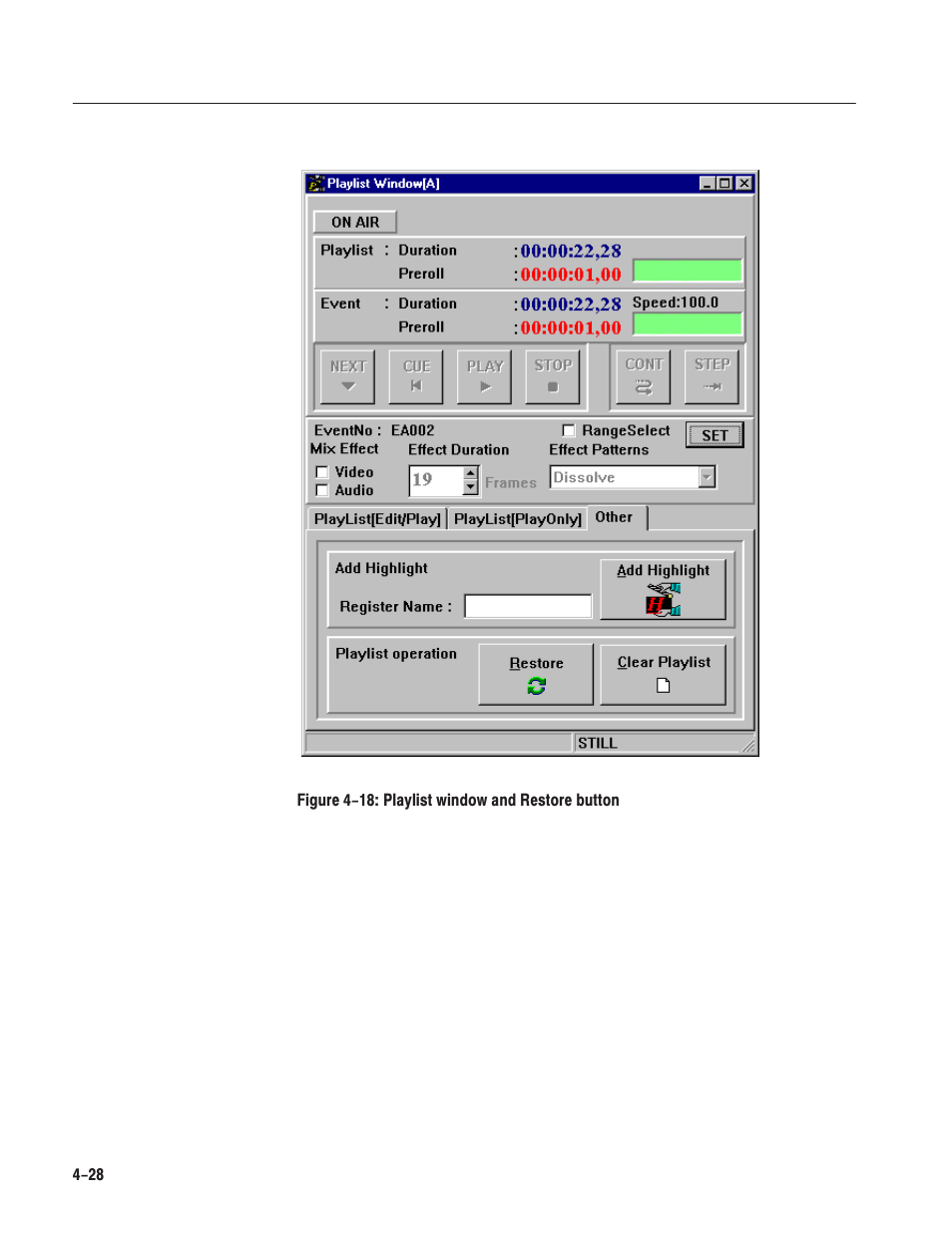 Grass Valley LVS 100 v.3.15 User Manual | Page 146 / 370