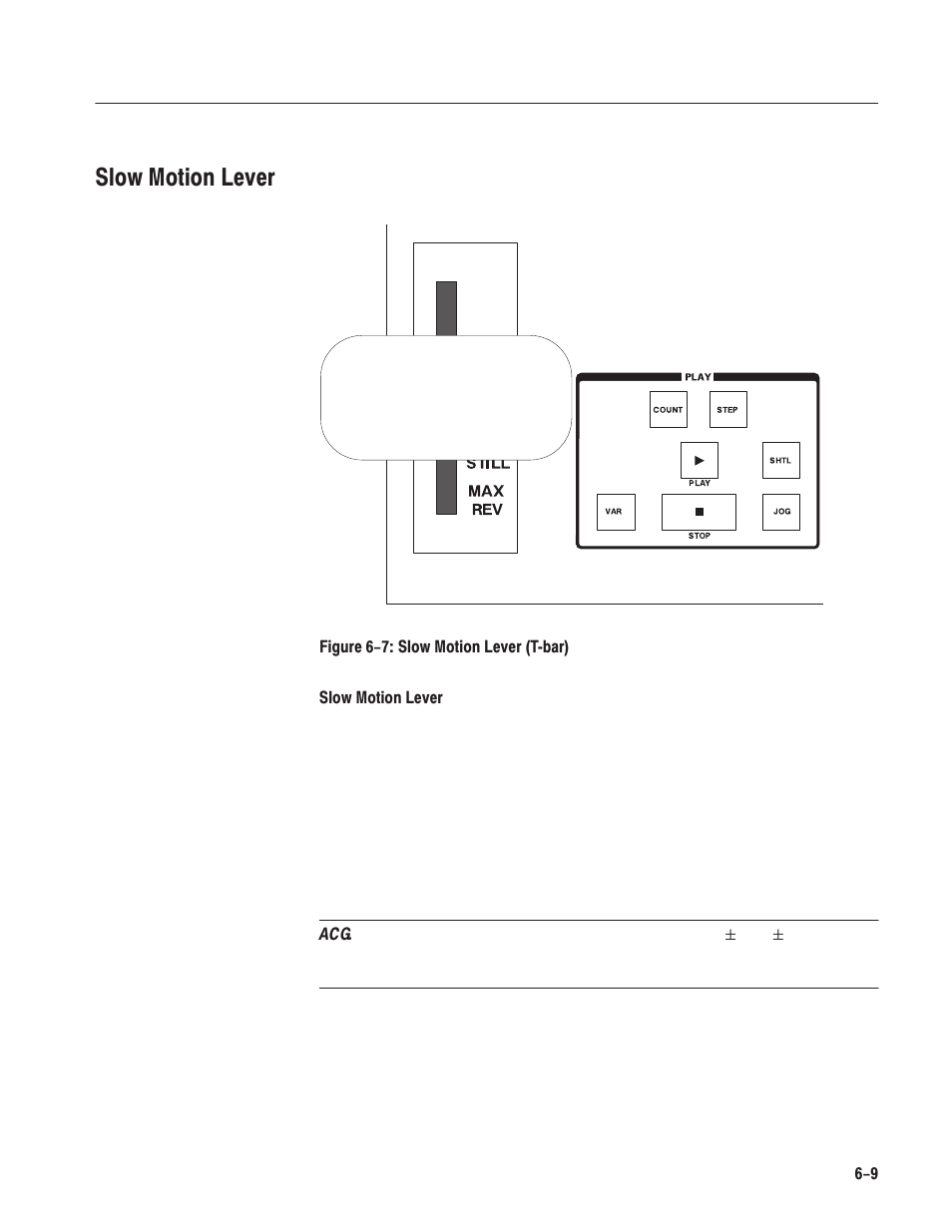 Slow motion lever | Grass Valley LVS 100 v.3.15 User Manual | Page 253 / 370