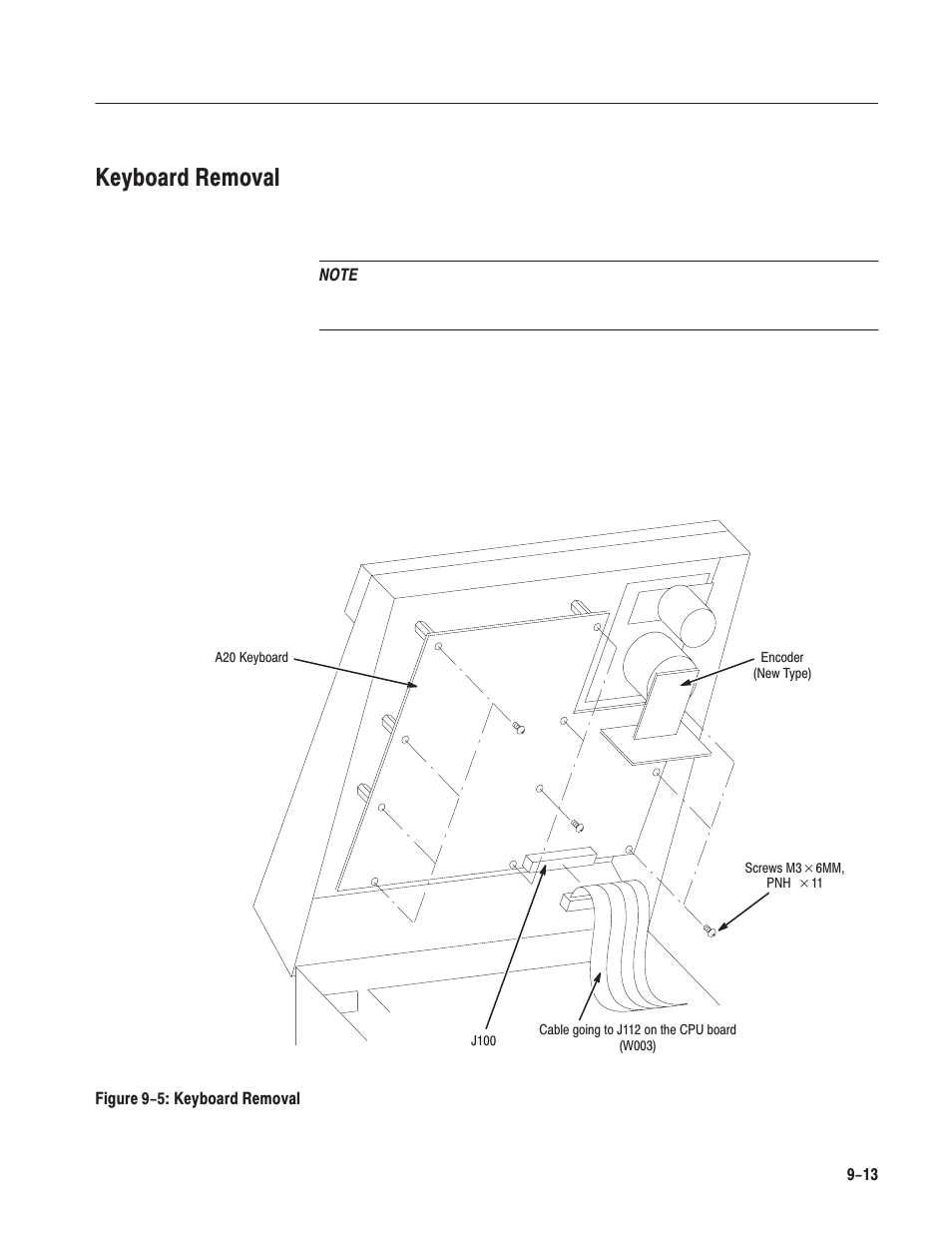 Keyboard removal | Grass Valley LVS 100 v.3.15 User Manual | Page 303 / 370