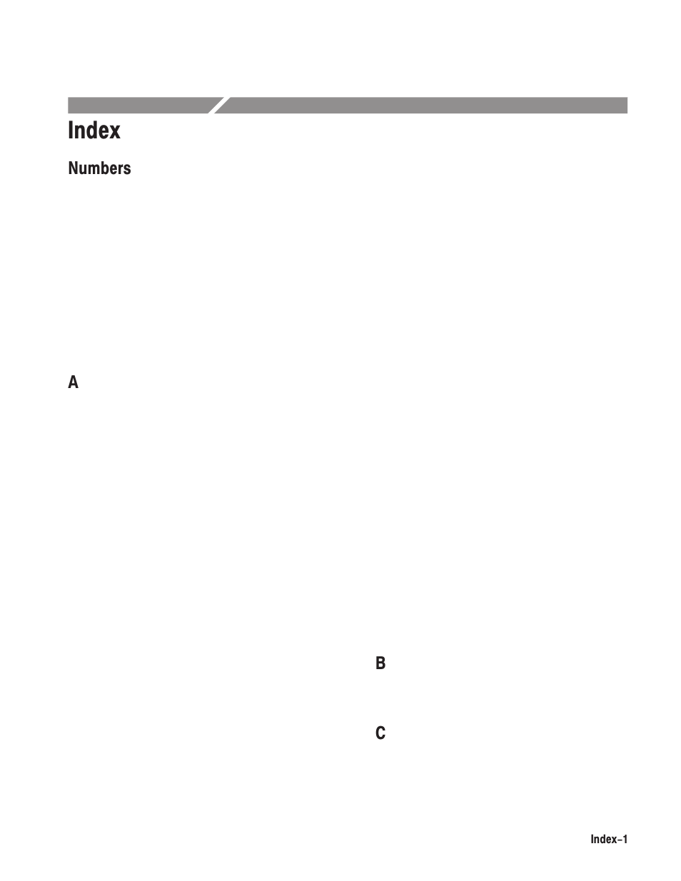 Index, Numbers | Grass Valley LVS 100 v.3.15 User Manual | Page 357 / 370
