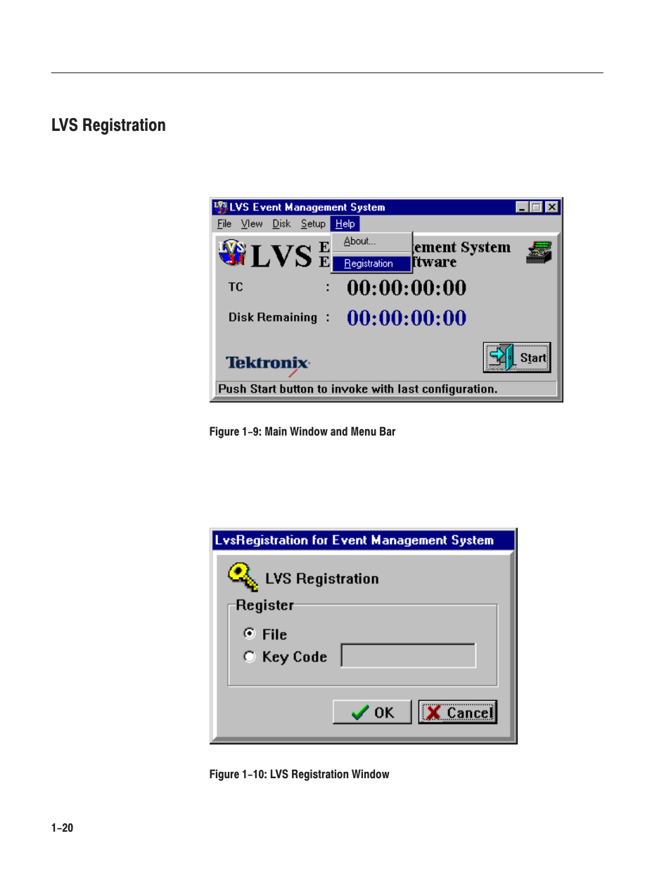 Lvs registration | Grass Valley LVS 100 v.3.15 User Manual | Page 52 / 370