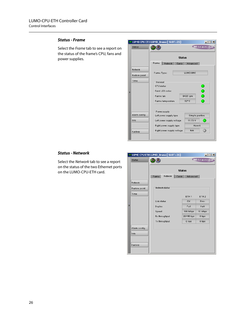 Grass Valley LUMO Series User Manual | Page 34 / 66