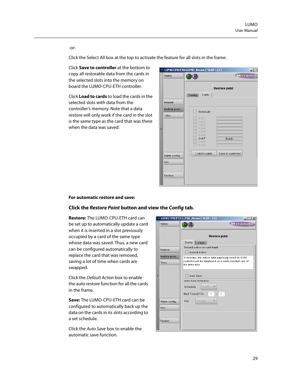 Grass Valley LUMO Series User Manual | Page 37 / 66