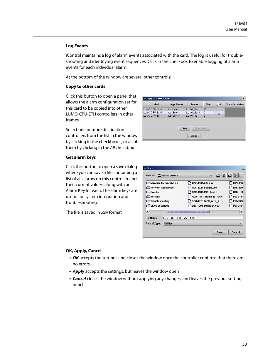 Grass Valley LUMO Series User Manual | Page 41 / 66