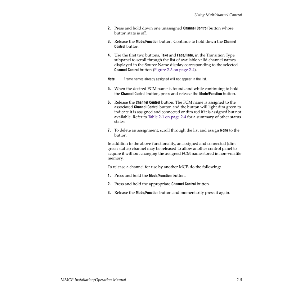 Grass Valley M-2100 User Manual | Page 29 / 84