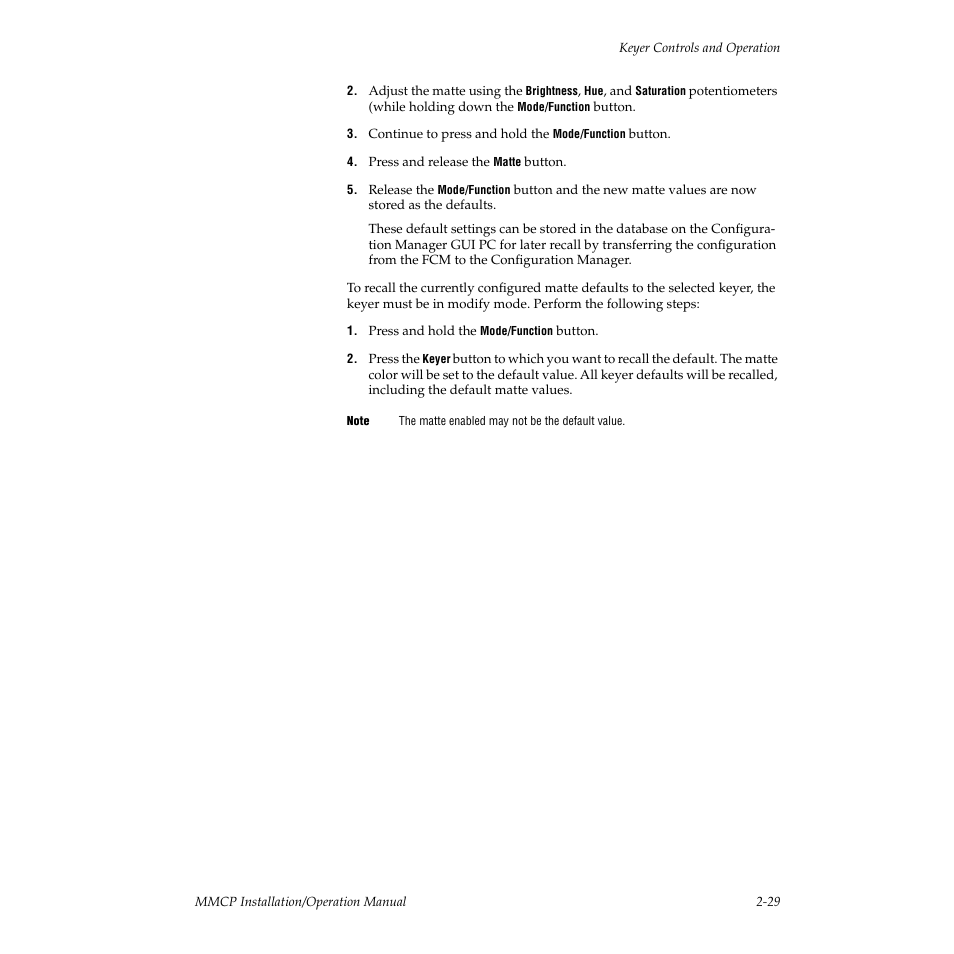 Grass Valley M-2100 User Manual | Page 53 / 84
