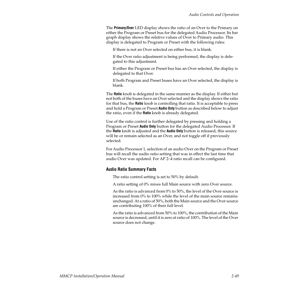 Grass Valley M-2100 User Manual | Page 73 / 84