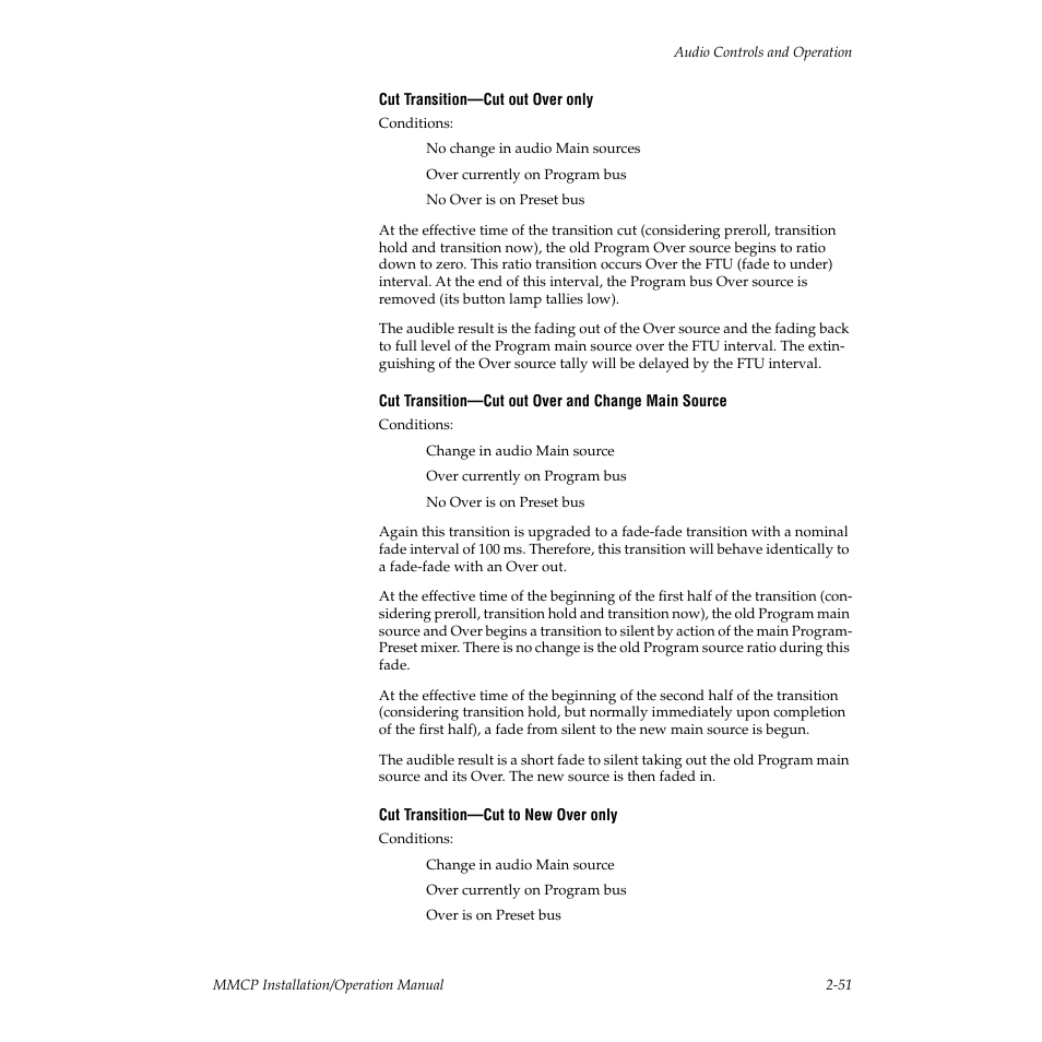 Grass Valley M-2100 User Manual | Page 75 / 84