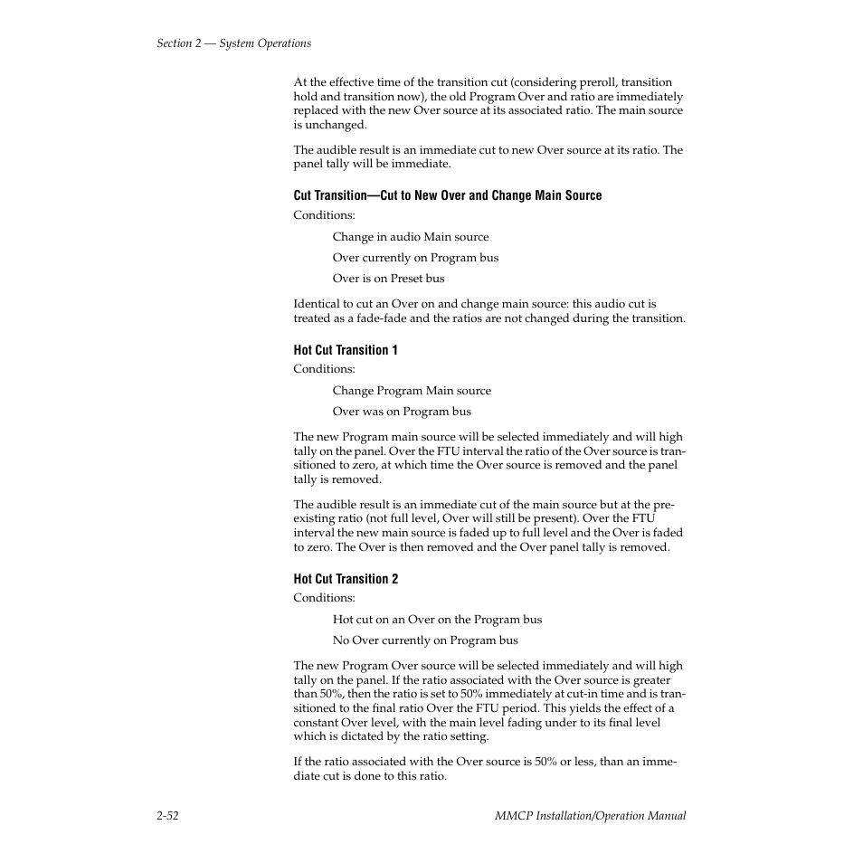 Grass Valley M-2100 User Manual | Page 76 / 84