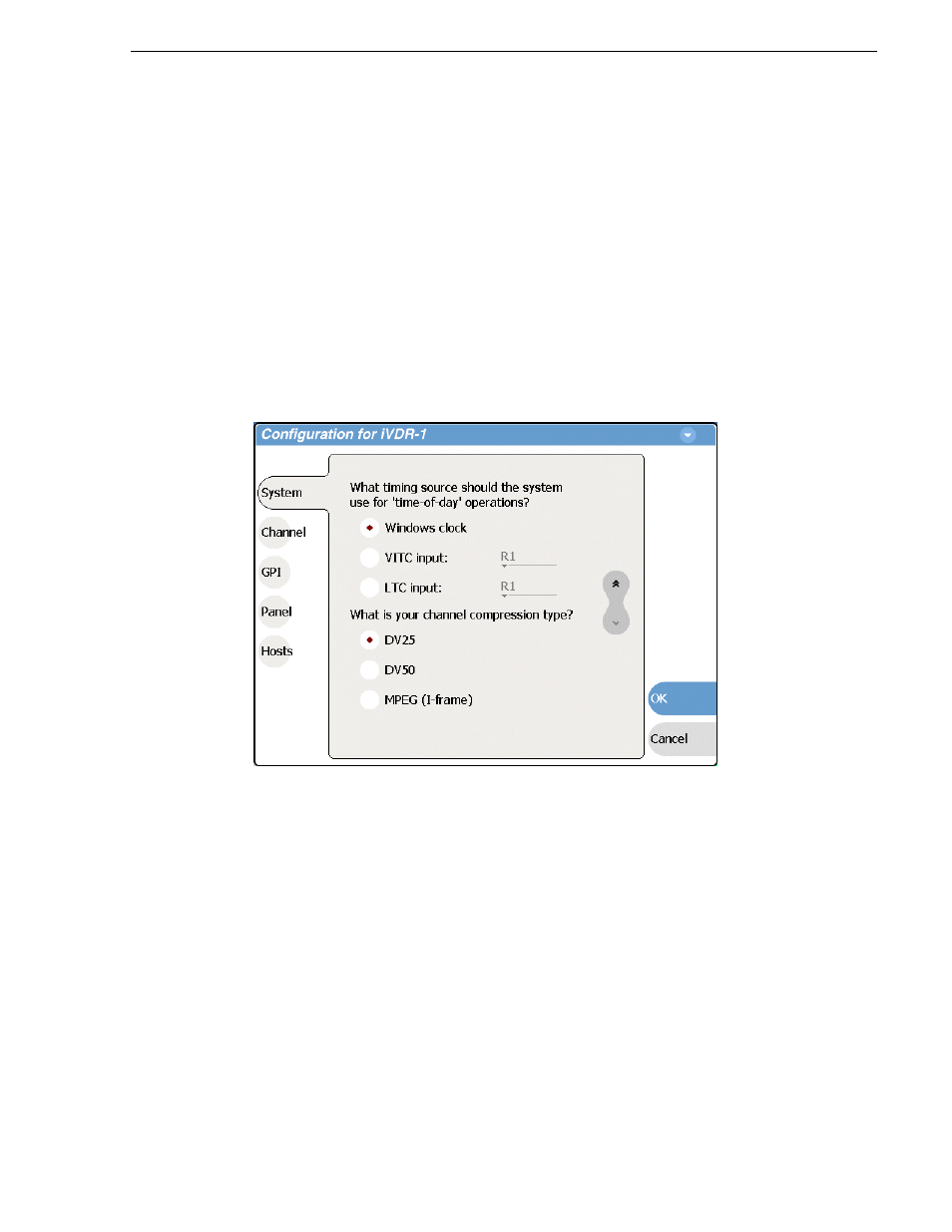 Selecting video compression | Grass Valley M-Series iVDR User Manual v.2.0.10 User Manual | Page 105 / 324