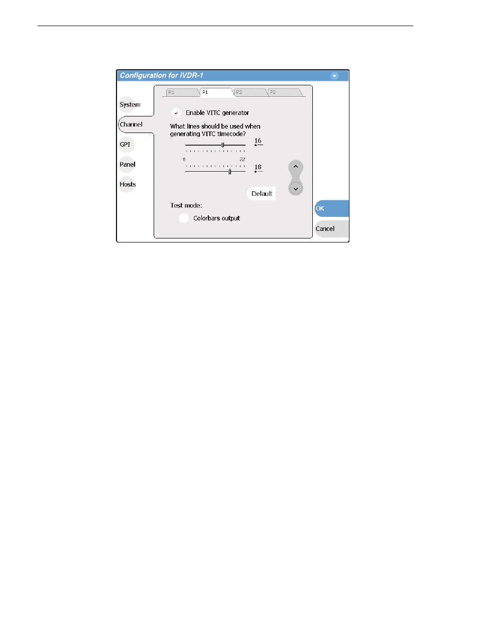 Adjusting video output timing | Grass Valley M-Series iVDR User Manual v.2.0.10 User Manual | Page 118 / 324