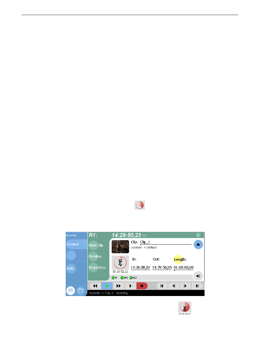 To start continuous record | Grass Valley M-Series iVDR User Manual v.2.0.10 User Manual | Page 146 / 324