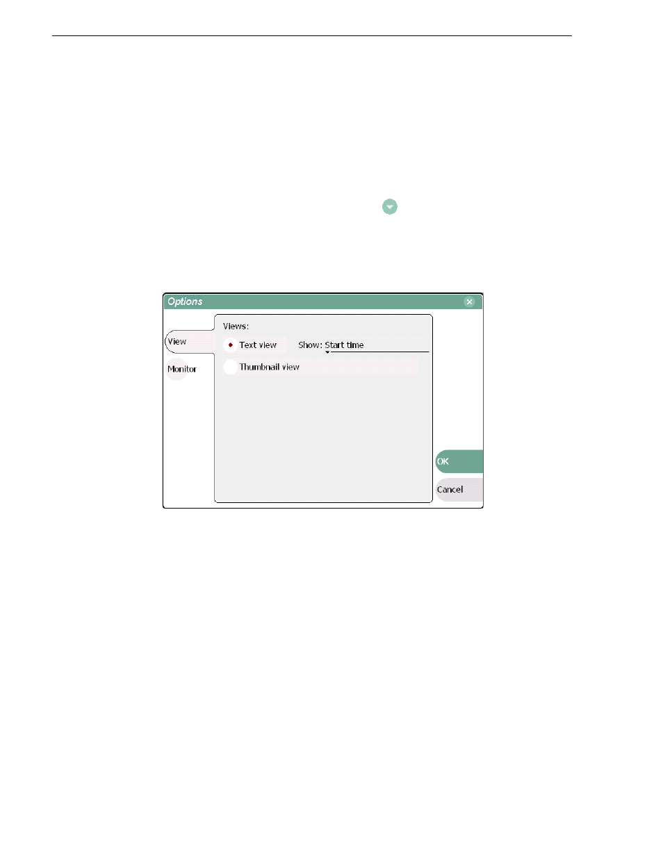 Changing the event list viewing mode | Grass Valley M-Series iVDR User Manual v.2.0.10 User Manual | Page 194 / 324