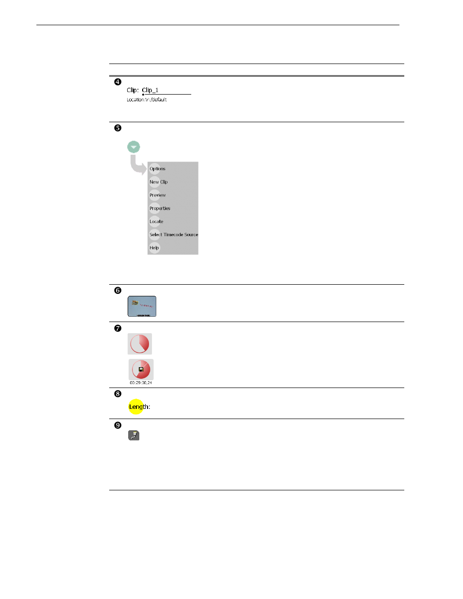 Local/protocol mode context menu | Grass Valley M-Series iVDR User Manual v.2.0.10 User Manual | Page 286 / 324