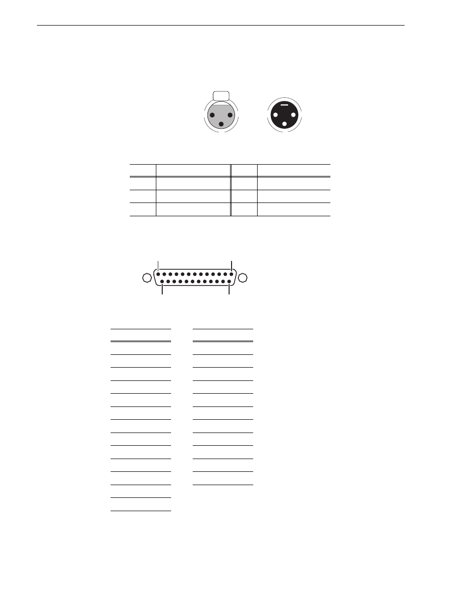 Analog audio connector pinouts, Gpi i/o connector pinouts, Appendix b rack-mounting and connector pin-outs | Grass Valley M-Series iVDR User Manual v.2.0.10 User Manual | Page 316 / 324