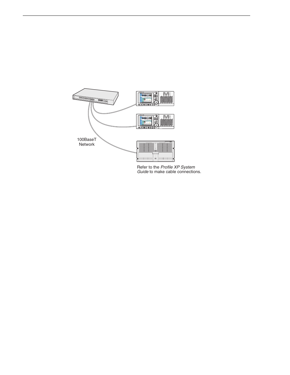 Make 100baset network connections, Configure the ivdr static ip address | Grass Valley M-Series iVDR User Manual v.2.0.10 User Manual | Page 48 / 324