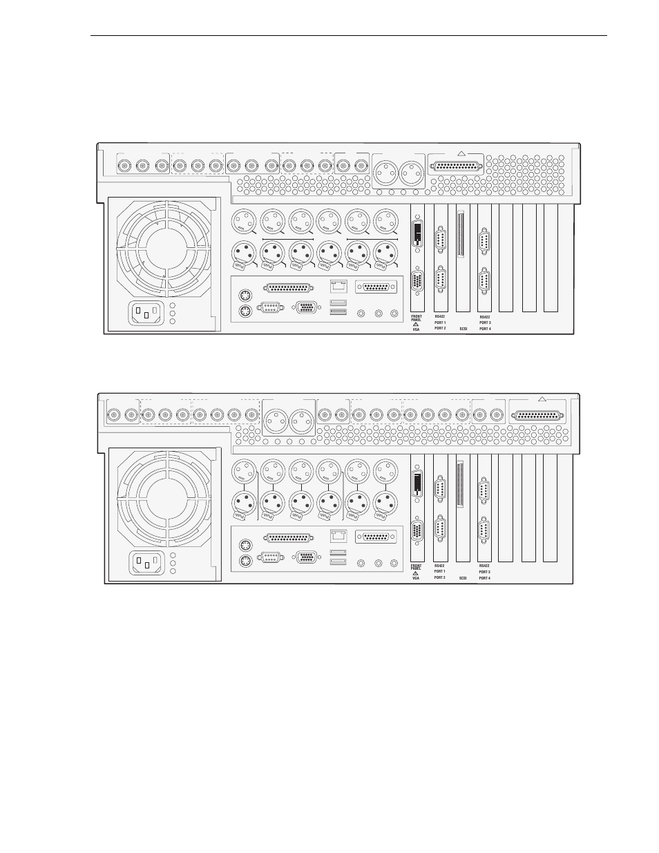 Rear panel view | Grass Valley M-Series iVDR User Manual v.2.0.10 User Manual | Page 69 / 324