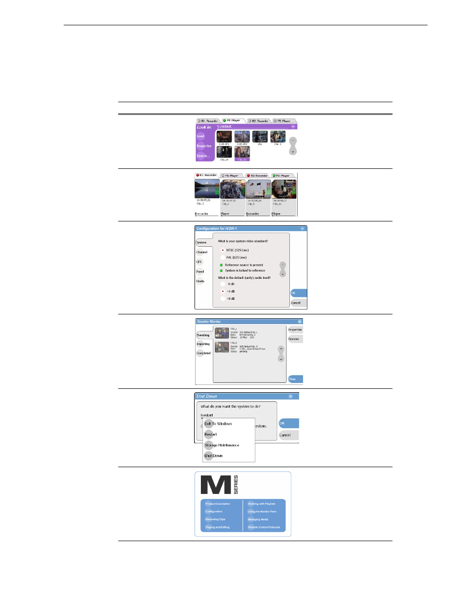 Tools included in appcenter | Grass Valley M-Series iVDR User Manual v.2.0.10 User Manual | Page 75 / 324