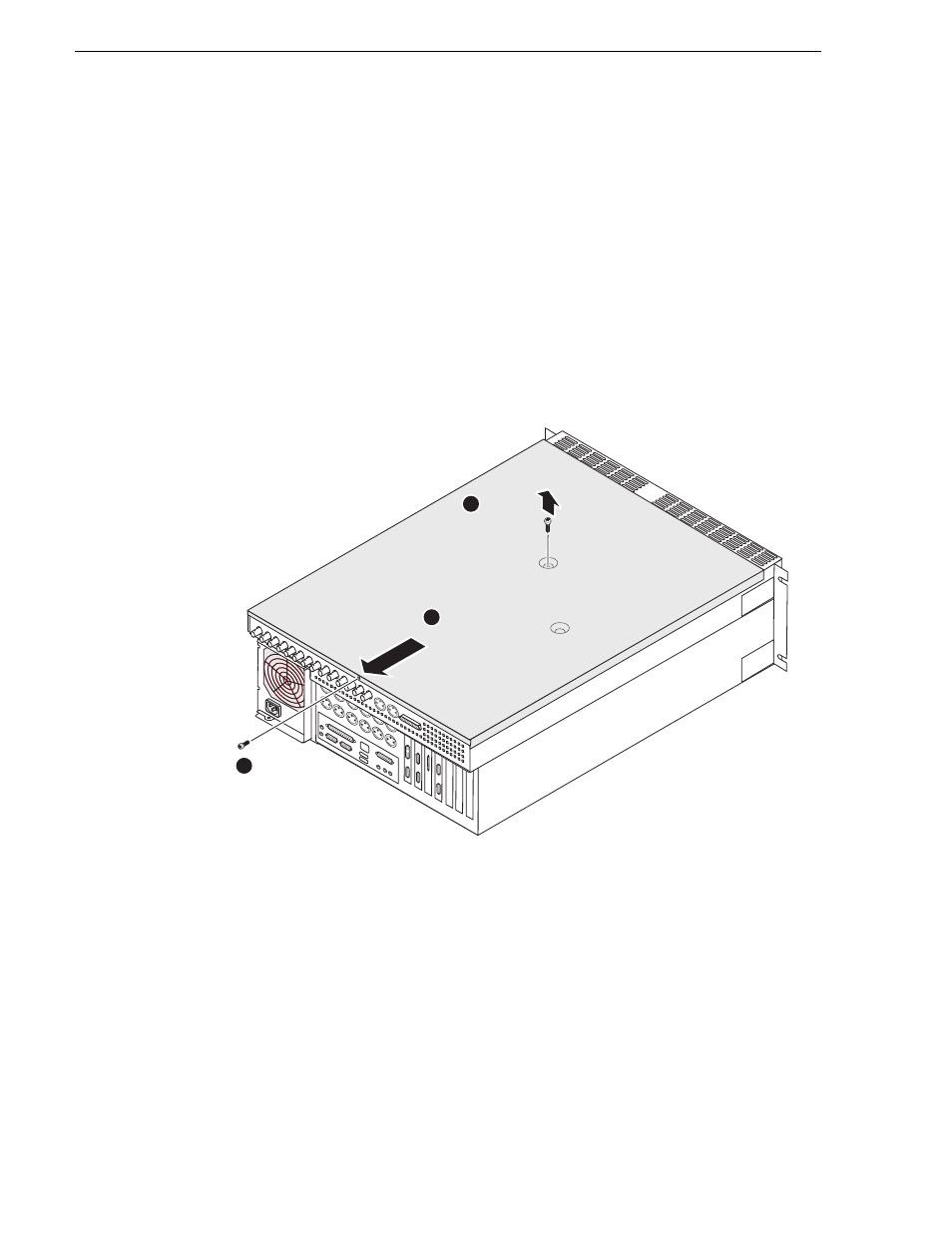 Power-off the ivdr and remove the power cord, Remove the top cover | Grass Valley M-Series iVDR Upgrade Kit Installation User Manual | Page 14 / 50
