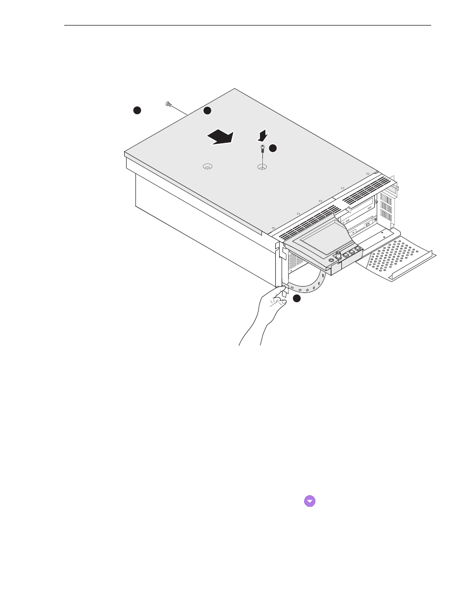 Replace the top cover, Power-on the ivdr and test the dvd drive | Grass Valley M-Series iVDR Upgrade Kit Installation User Manual | Page 49 / 50