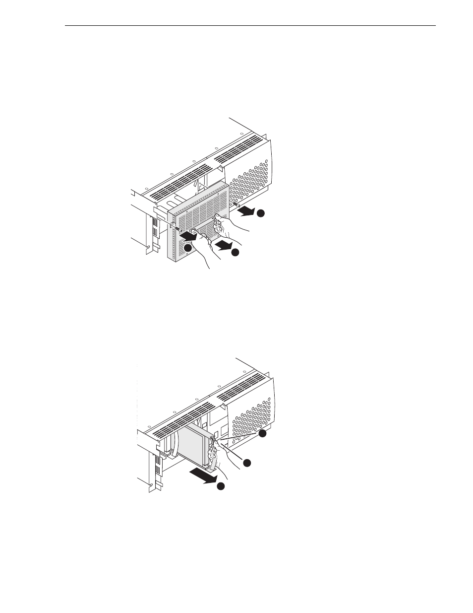 Fan module removal, Media disk removal, Fan module removal media disk removal | Media disk removal” on | Grass Valley M-Series iVDR Service Manual User Manual | Page 71 / 80