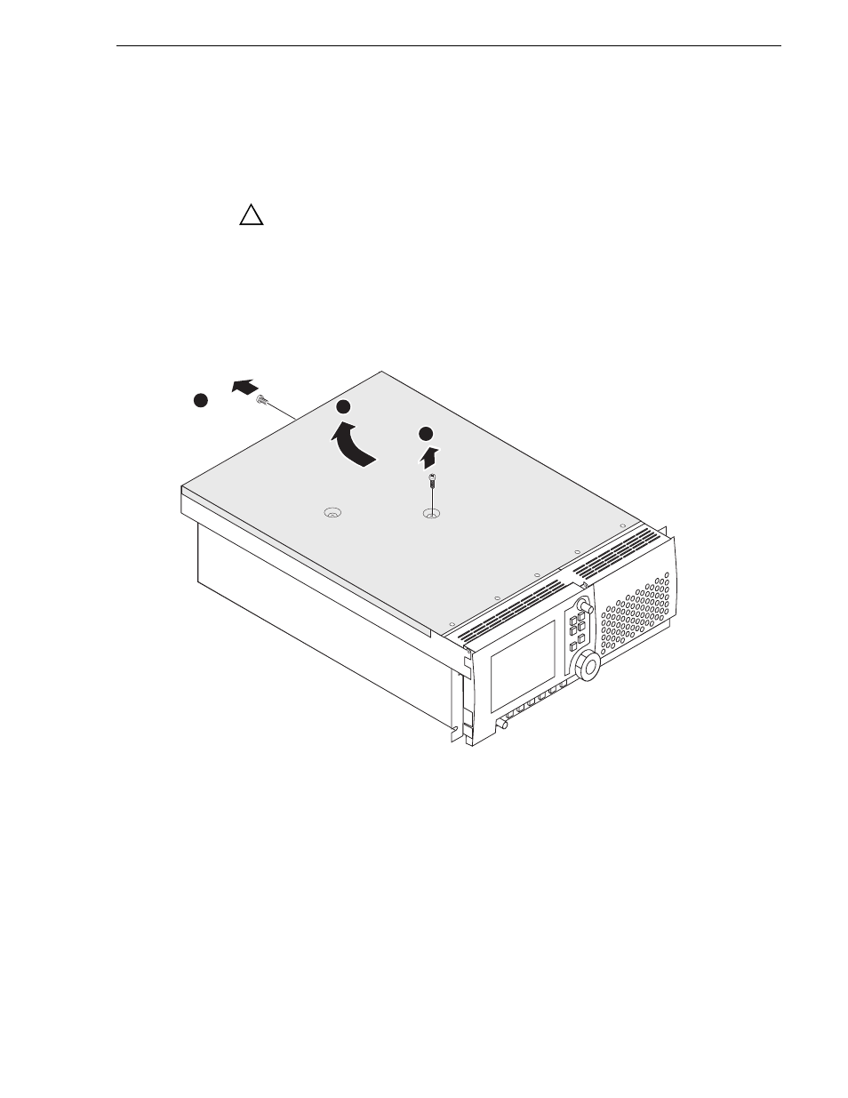 Internal parts removal, Top cover removal | Grass Valley M-Series iVDR Service Manual User Manual | Page 73 / 80