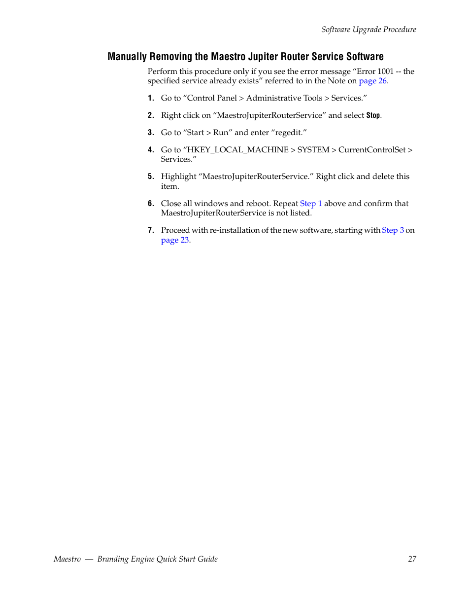 Grass Valley Maestro Master Control Branding Engine v.1.6.0 User Manual | Page 27 / 78