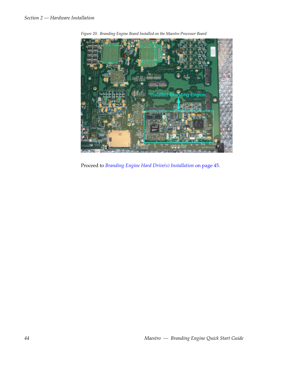 Figure 20 | Grass Valley Maestro Master Control Branding Engine v.1.6.0 User Manual | Page 44 / 78