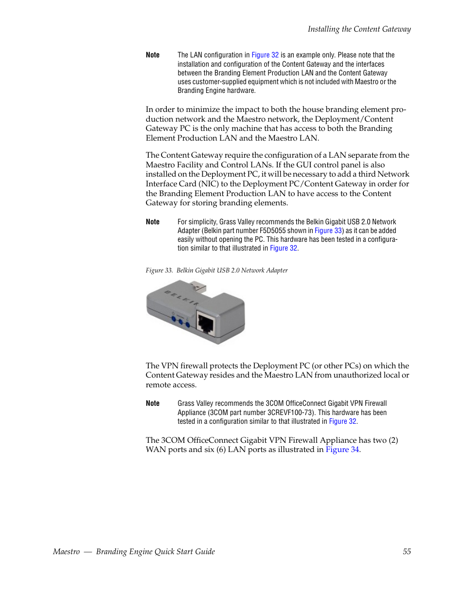Grass Valley Maestro Master Control Branding Engine v.1.6.0 User Manual | Page 55 / 78