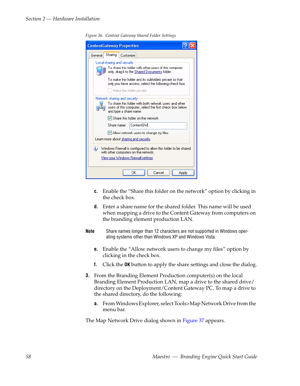 Figure 36, Appears | Grass Valley Maestro Master Control Branding Engine v.1.6.0 User Manual | Page 58 / 78