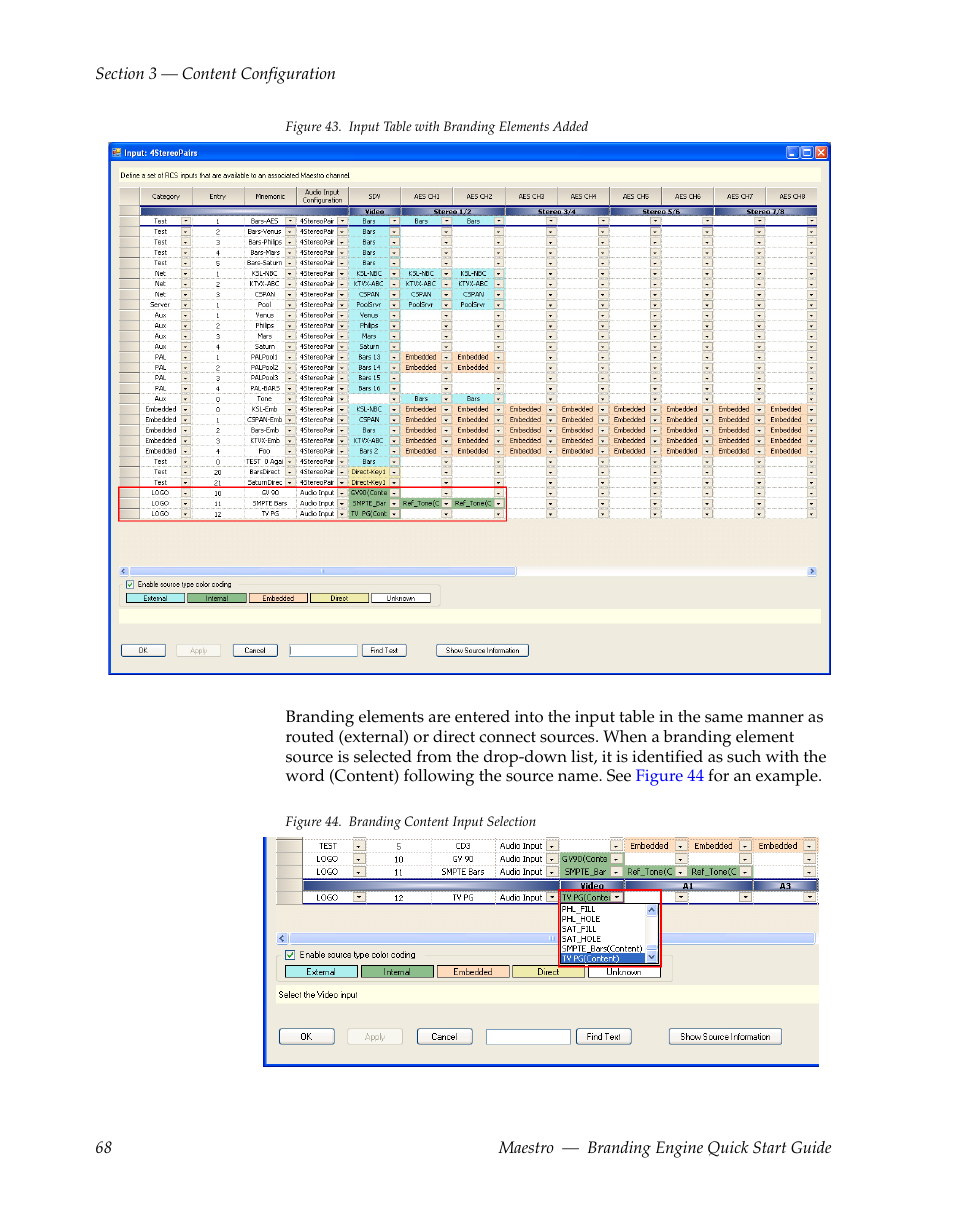Grass Valley Maestro Master Control Branding Engine v.1.6.0 User Manual | Page 68 / 78