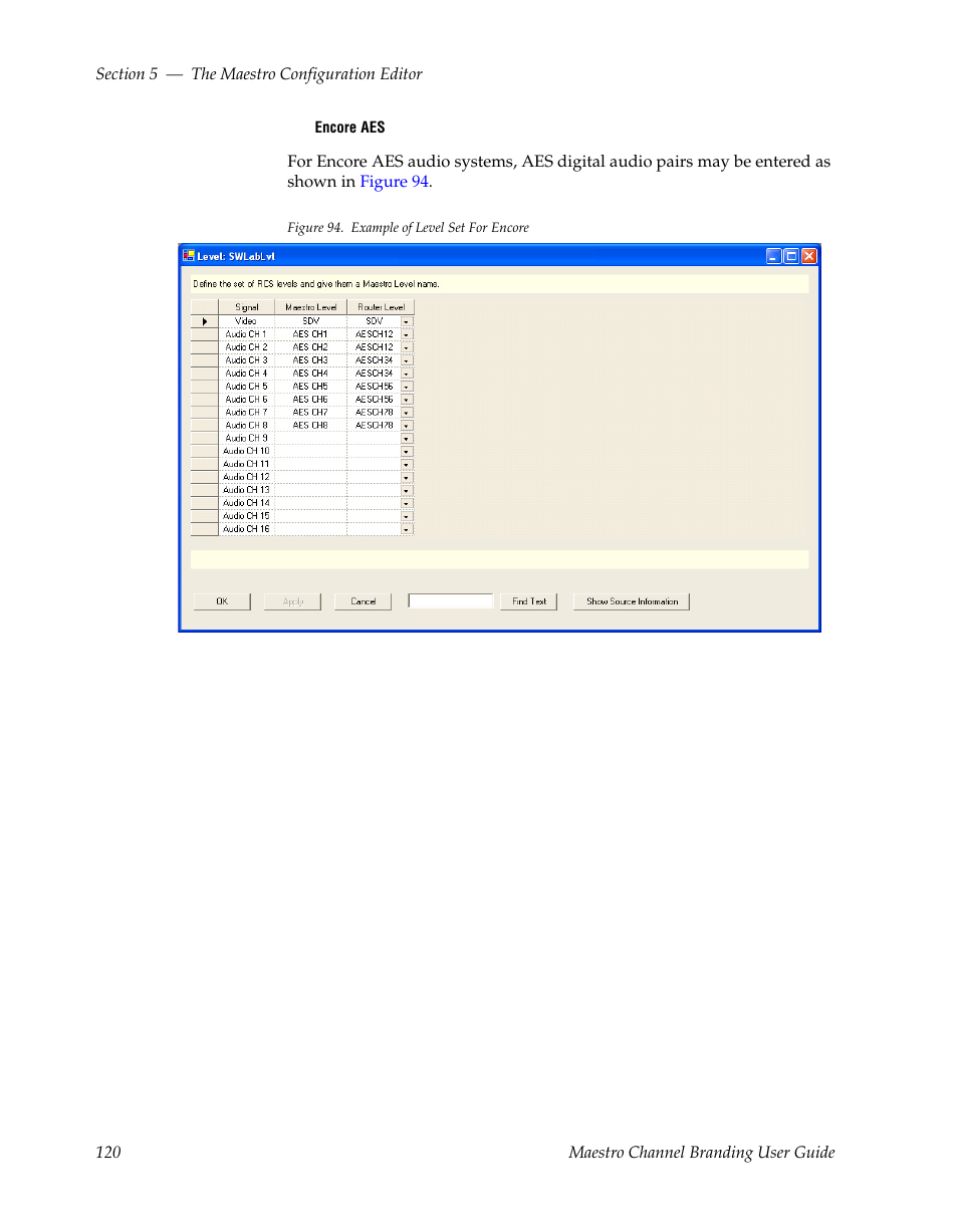 Grass Valley Maestro Master Control v.1.7 User Manual | Page 124 / 234