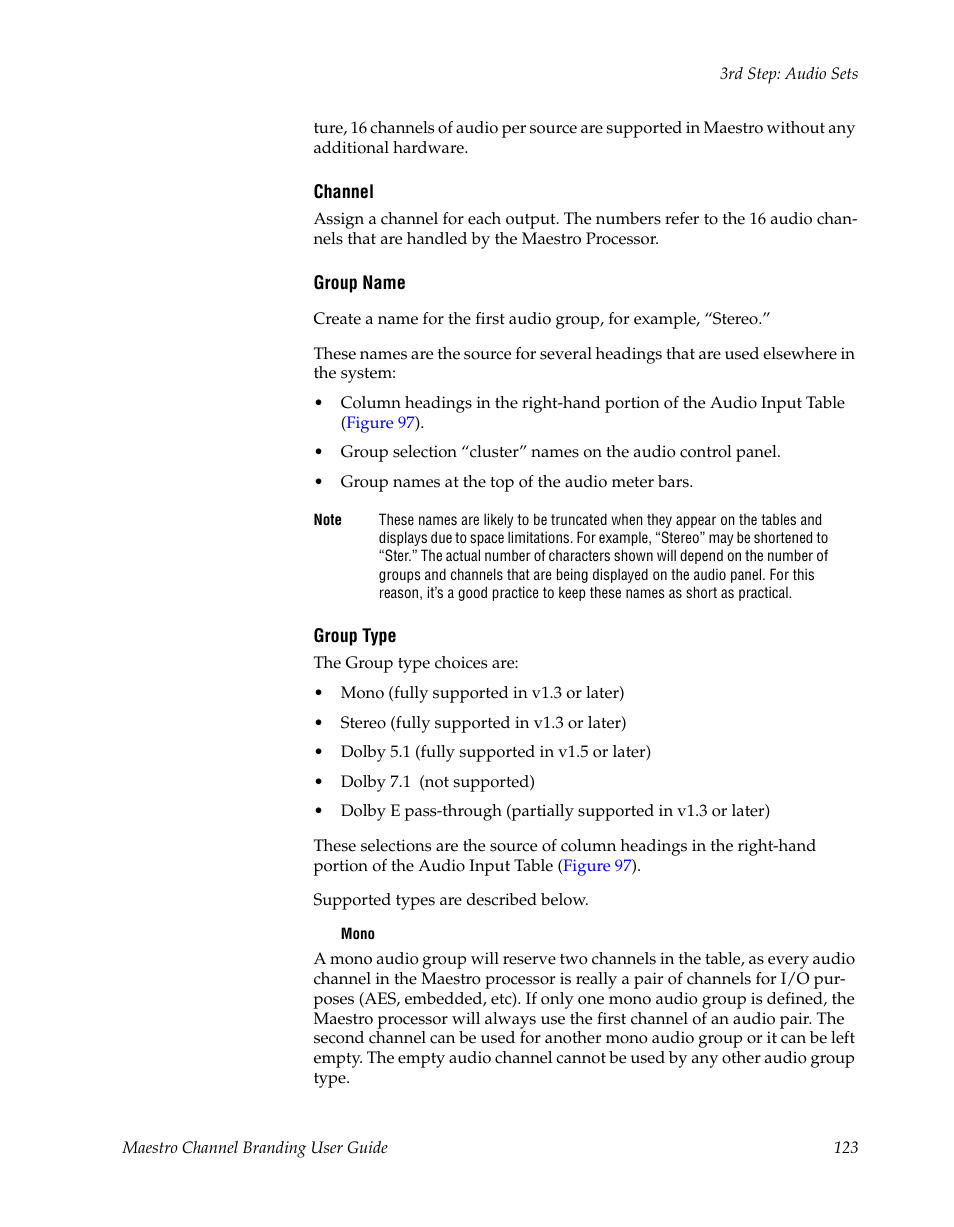 Grass Valley Maestro Master Control v.1.7 User Manual | Page 127 / 234