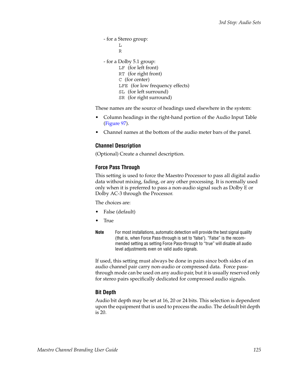 Grass Valley Maestro Master Control v.1.7 User Manual | Page 129 / 234