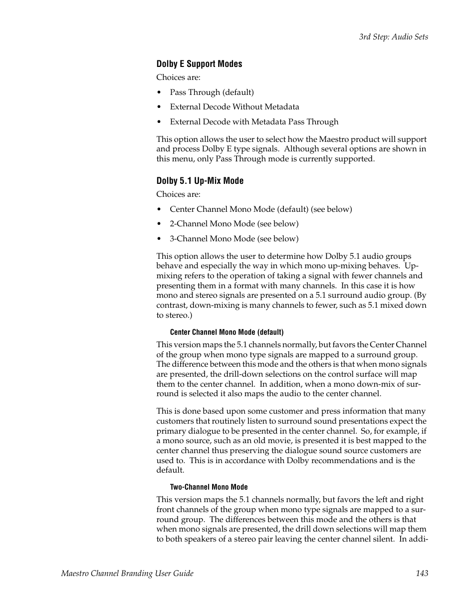 Grass Valley Maestro Master Control v.1.7 User Manual | Page 147 / 234