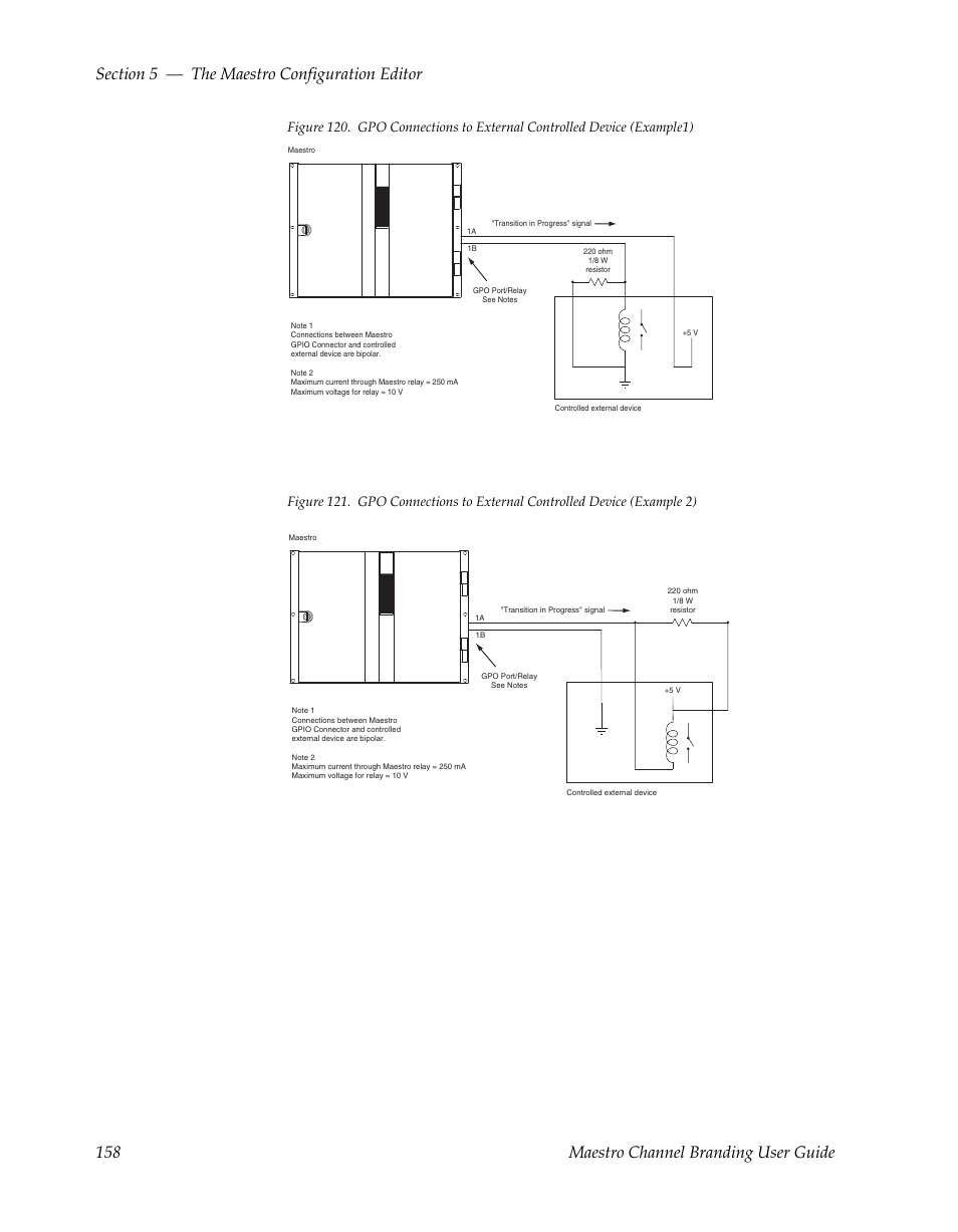 Figure 120, Figure 121, Show exam | Grass Valley Maestro Master Control v.1.7 User Manual | Page 162 / 234