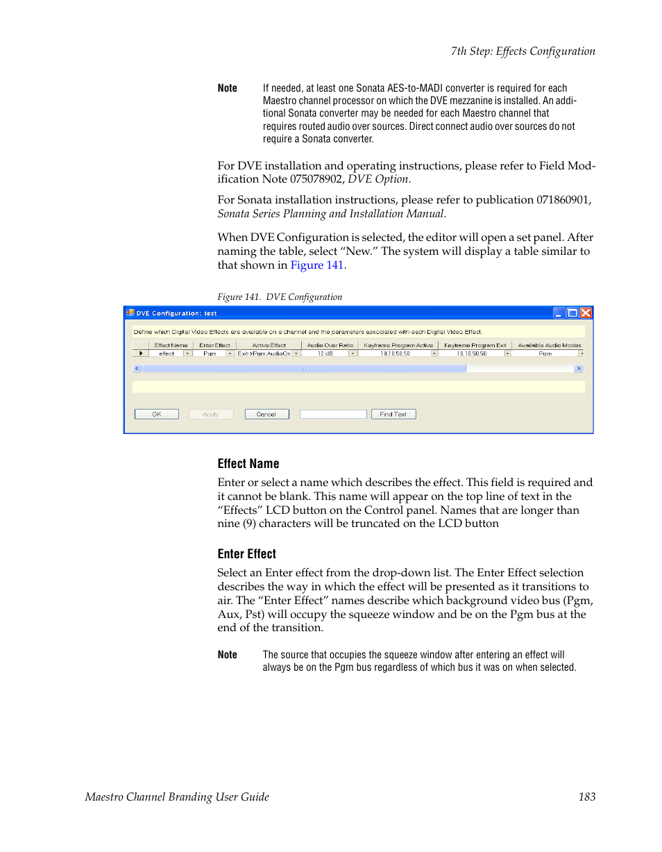 Grass Valley Maestro Master Control v.1.7 User Manual | Page 187 / 234