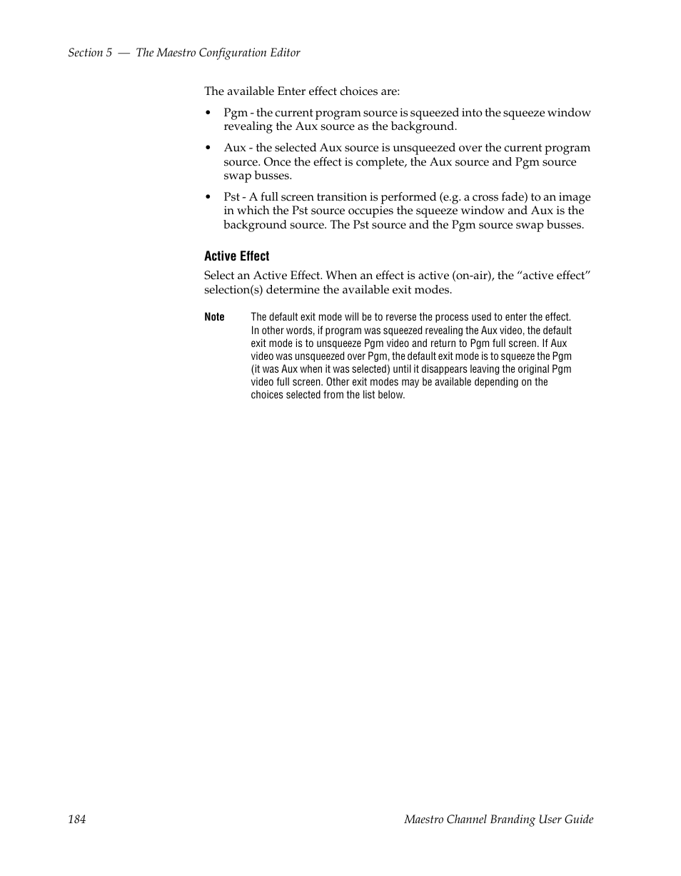 Grass Valley Maestro Master Control v.1.7 User Manual | Page 188 / 234