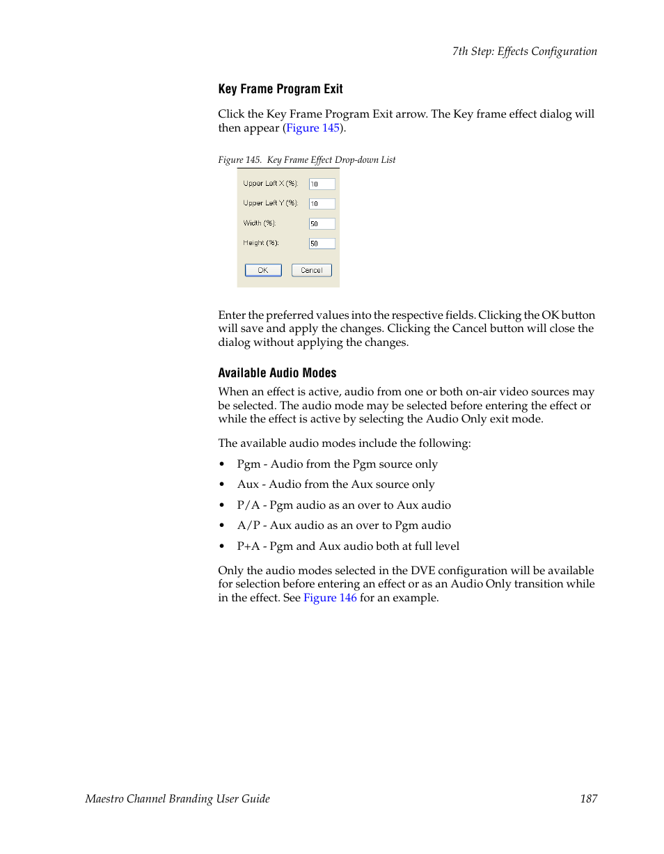 Grass Valley Maestro Master Control v.1.7 User Manual | Page 191 / 234