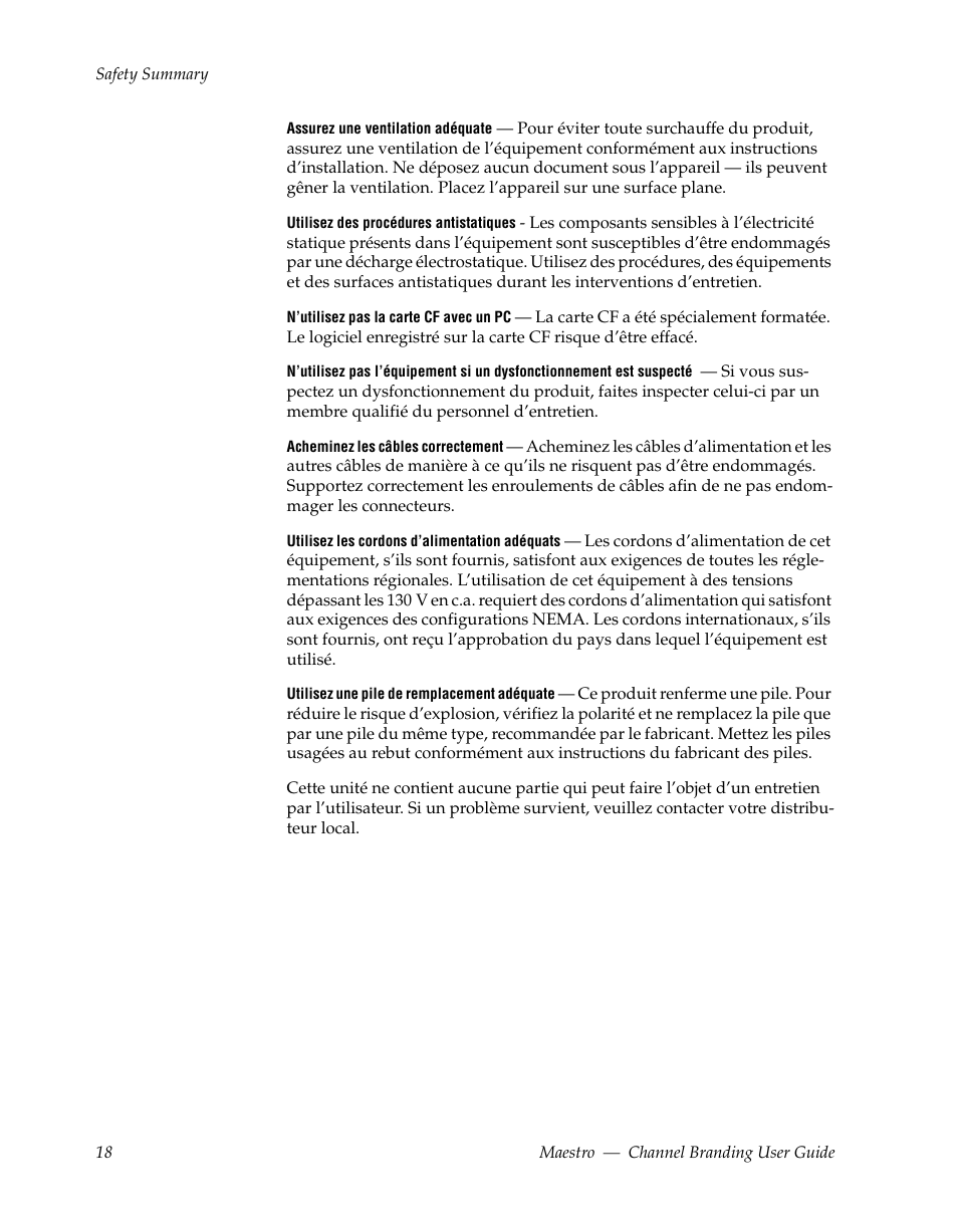 Grass Valley Maestro Master Control v.1.7 User Manual | Page 22 / 234