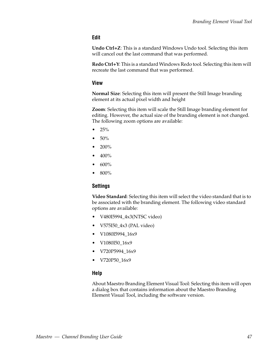 Grass Valley Maestro Master Control v.1.7 User Manual | Page 51 / 234