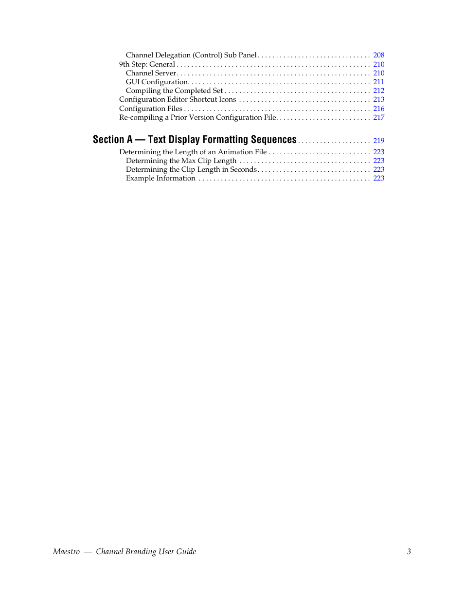 Grass Valley Maestro Master Control v.1.7 User Manual | Page 7 / 234