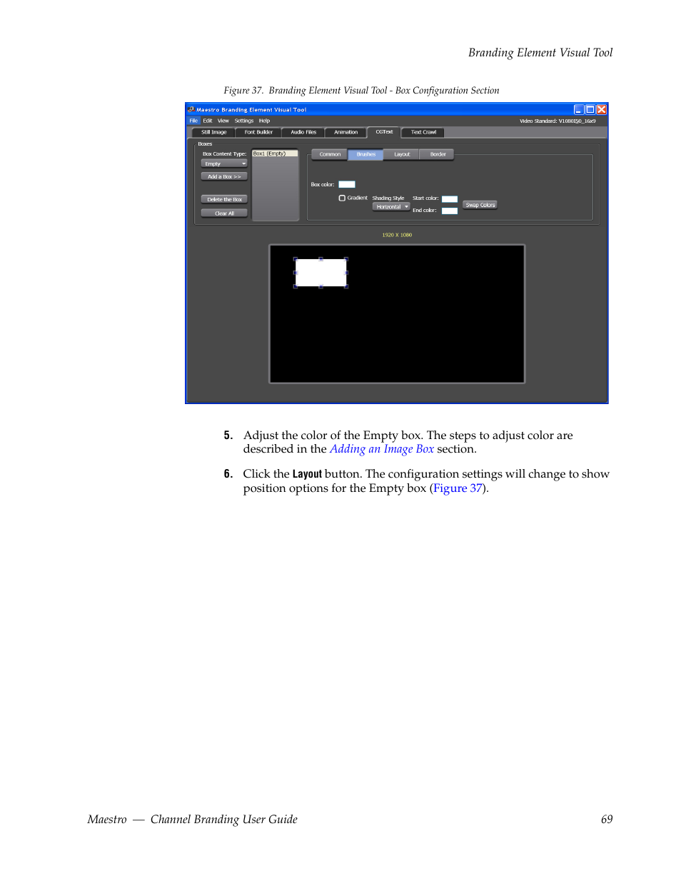 Grass Valley Maestro Master Control v.1.7 User Manual | Page 73 / 234