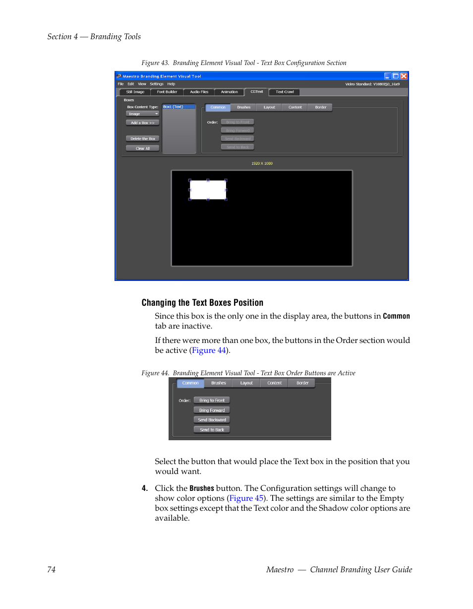Grass Valley Maestro Master Control v.1.7 User Manual | Page 78 / 234