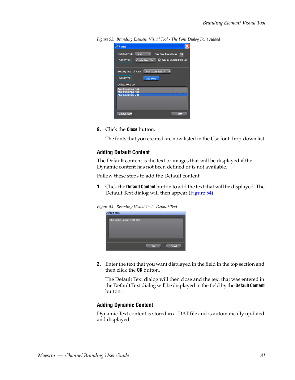 List, Figure 53 | Grass Valley Maestro Master Control v.1.7 User Manual | Page 85 / 234