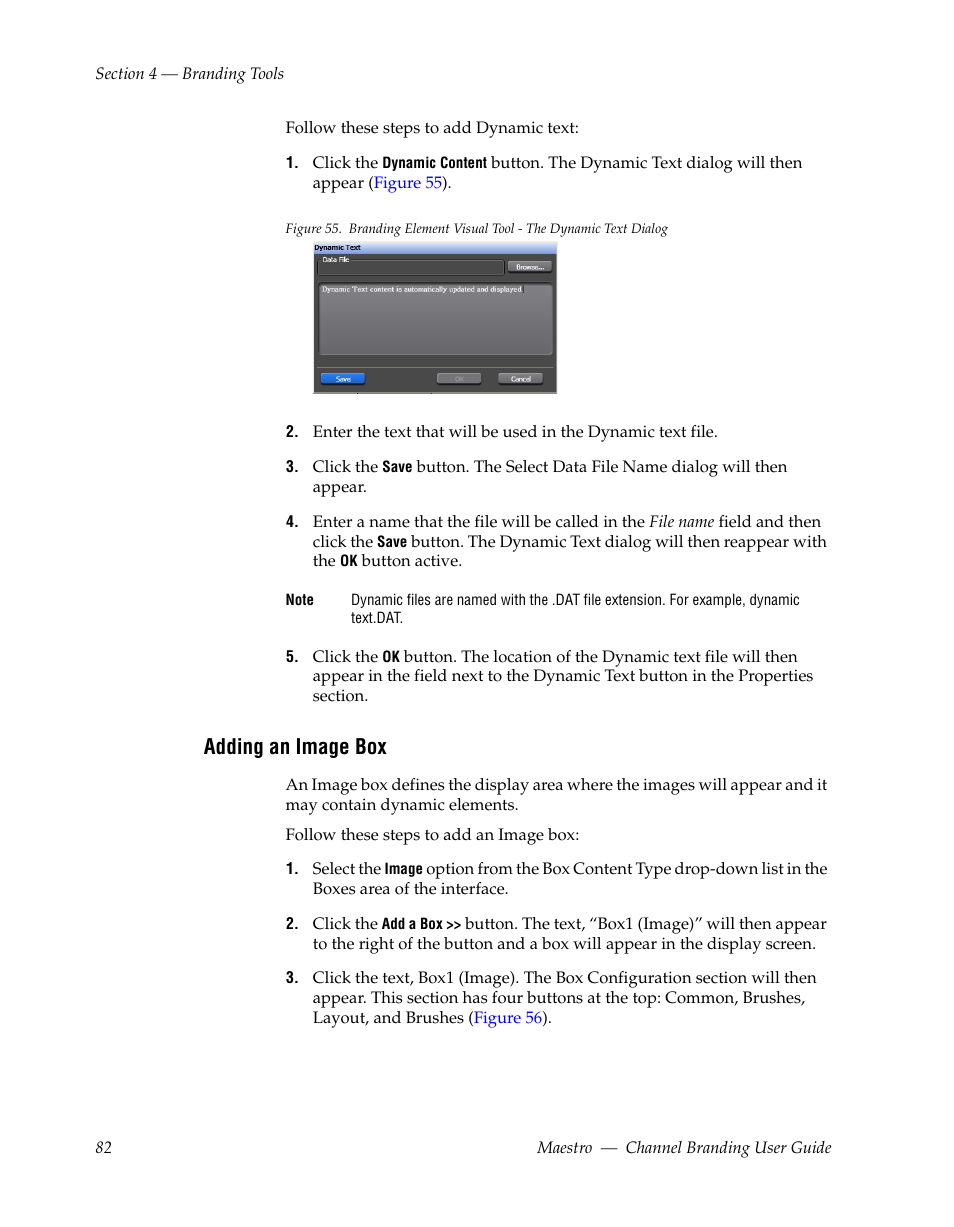 Adding an image box | Grass Valley Maestro Master Control v.1.7 User Manual | Page 86 / 234