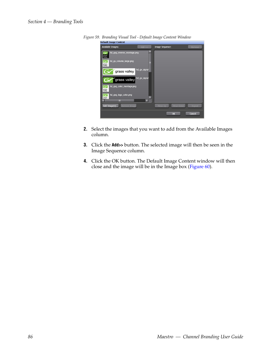 Grass Valley Maestro Master Control v.1.7 User Manual | Page 90 / 234