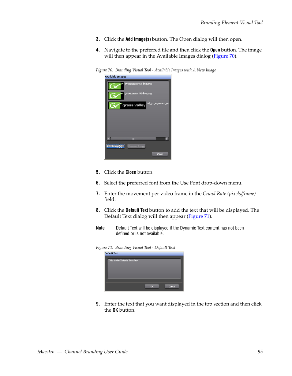 Grass Valley Maestro Master Control v.1.7 User Manual | Page 99 / 234