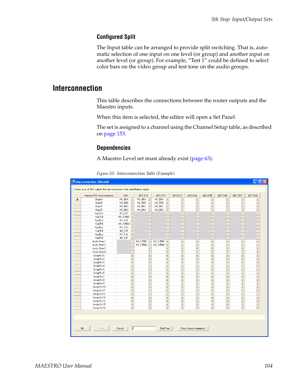 Interconnection | Grass Valley Maestro Master Control v.2.4.0 User Manual | Page 108 / 455