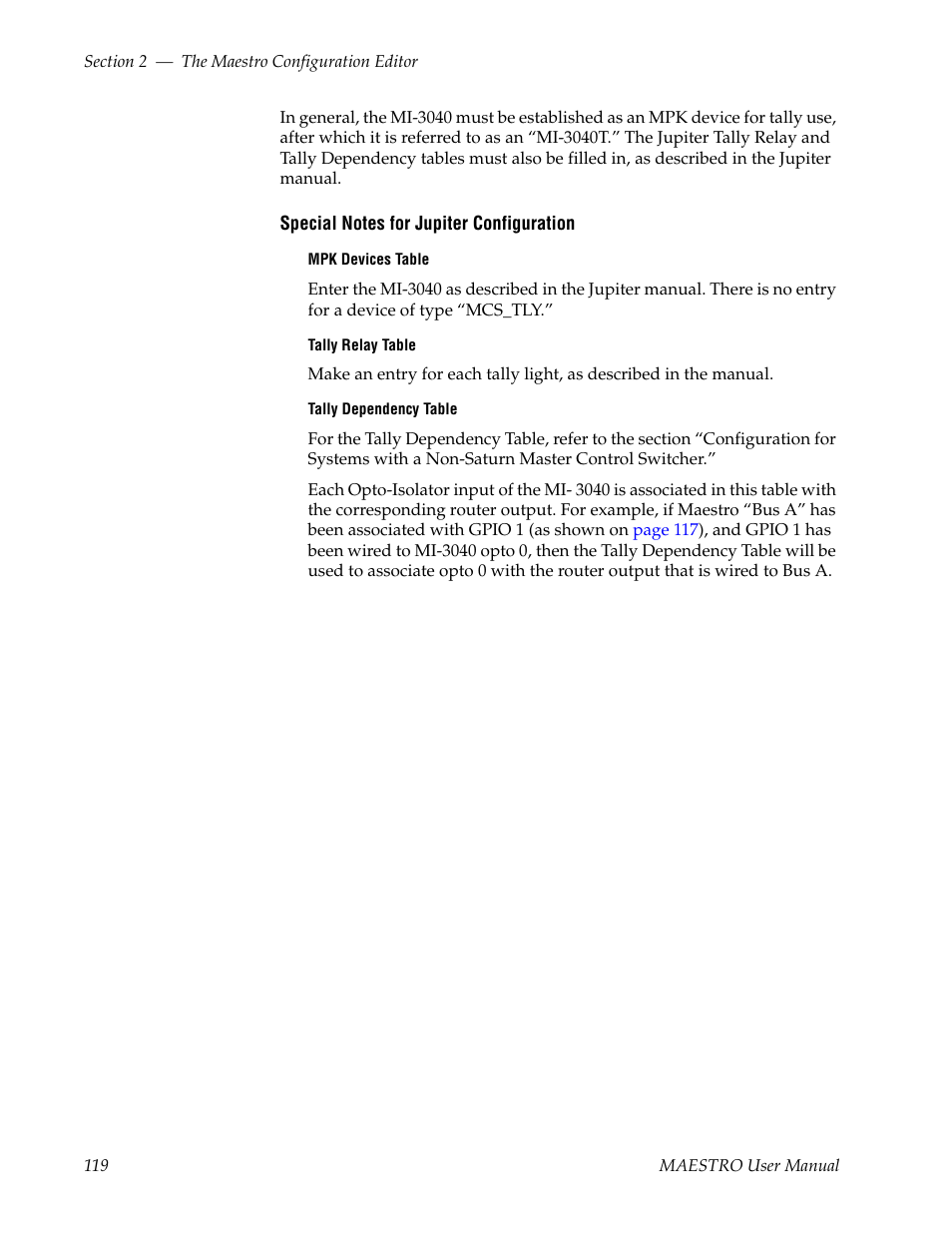 Grass Valley Maestro Master Control v.2.4.0 User Manual | Page 123 / 455